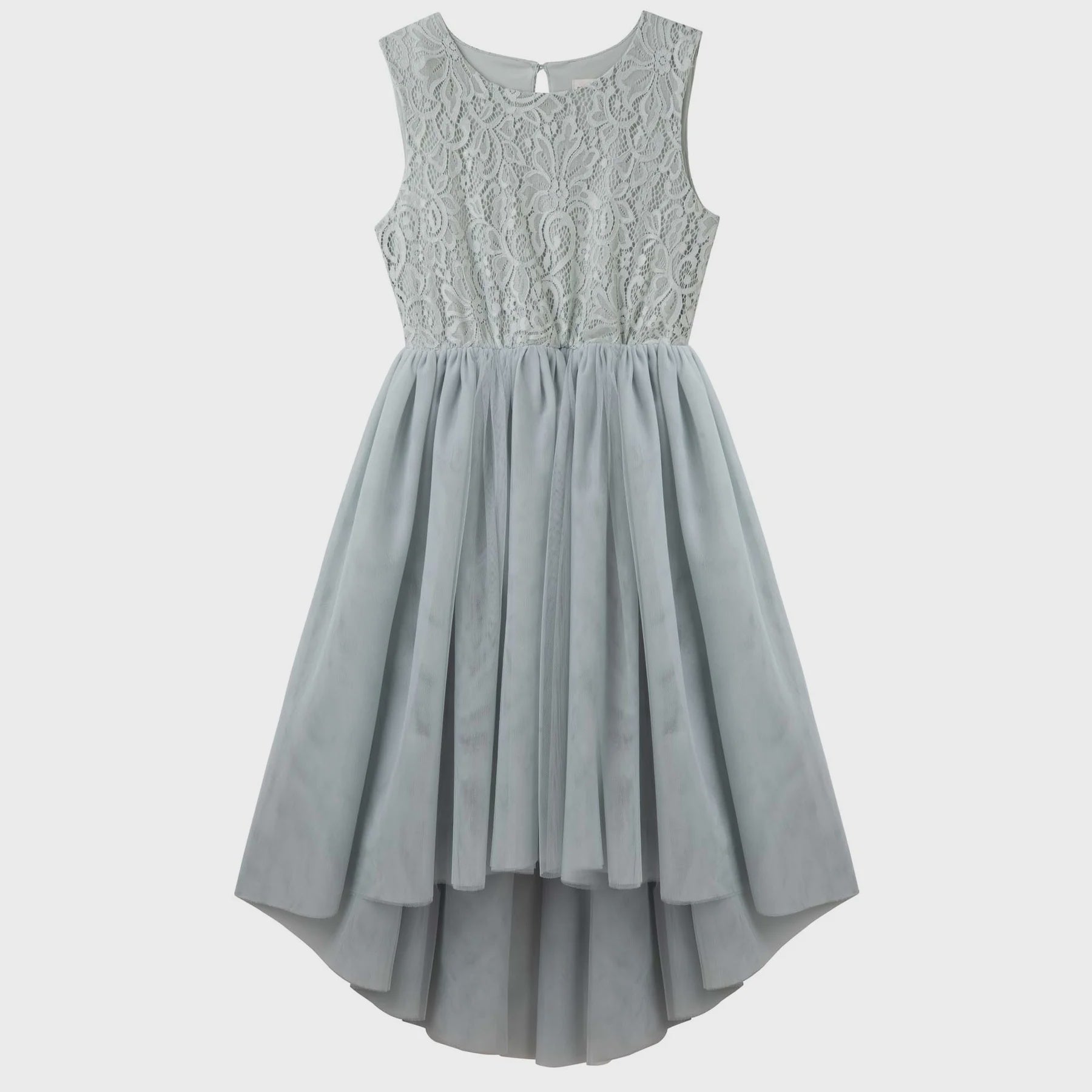 Designer Kidz | Delilah S/S Lace Dress - Sage
