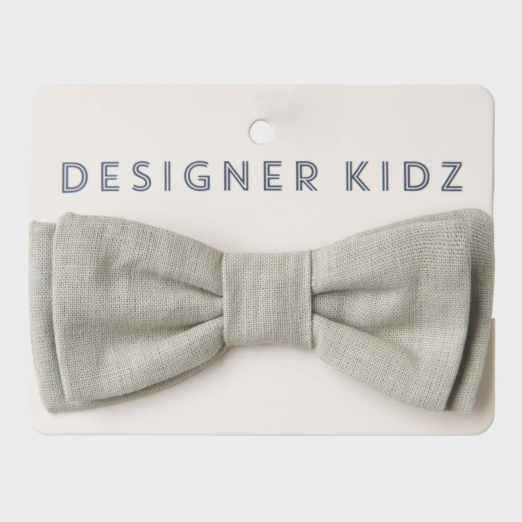 Designer Kidz - Finley Linen Bow Tie - Pistachio