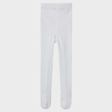 Designer Kidz |Rib Tights - White