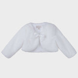 Designer Kidz | Sassy Baby Faux Fur Jacket - Ivory