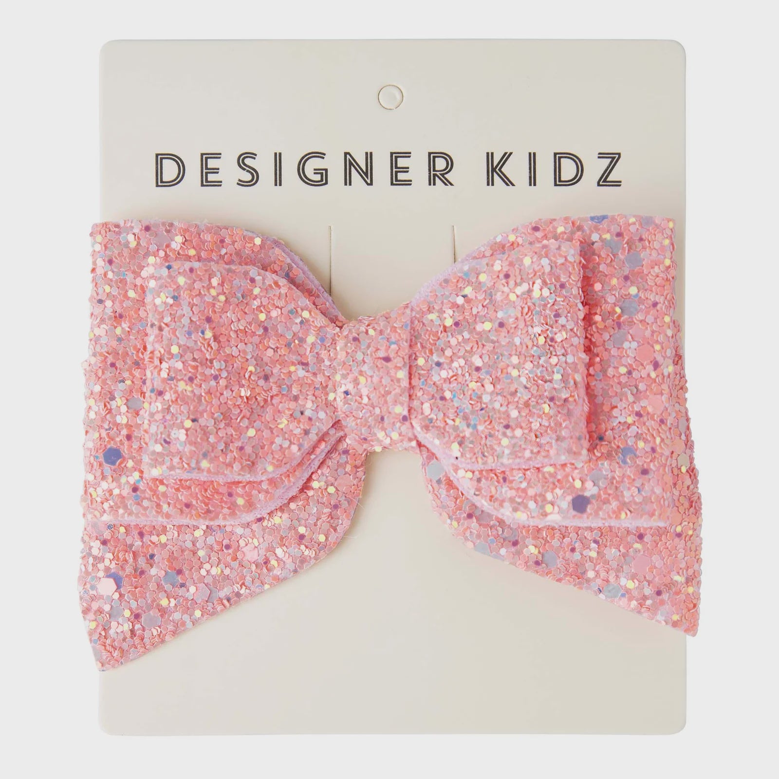 Designer Kidz | Sparkle Bow Hair Clip - Pink