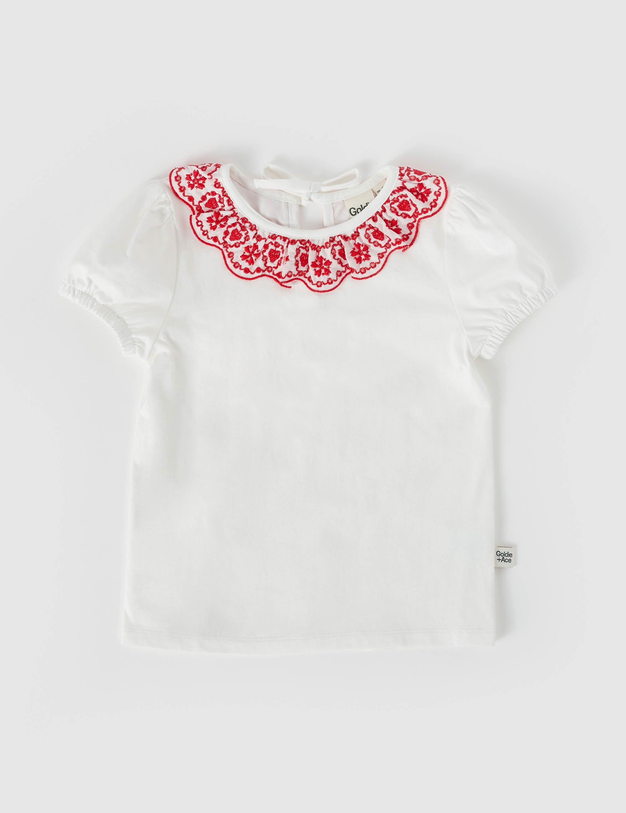 Goldie+Ace | Greta Embroidered Collar Top
