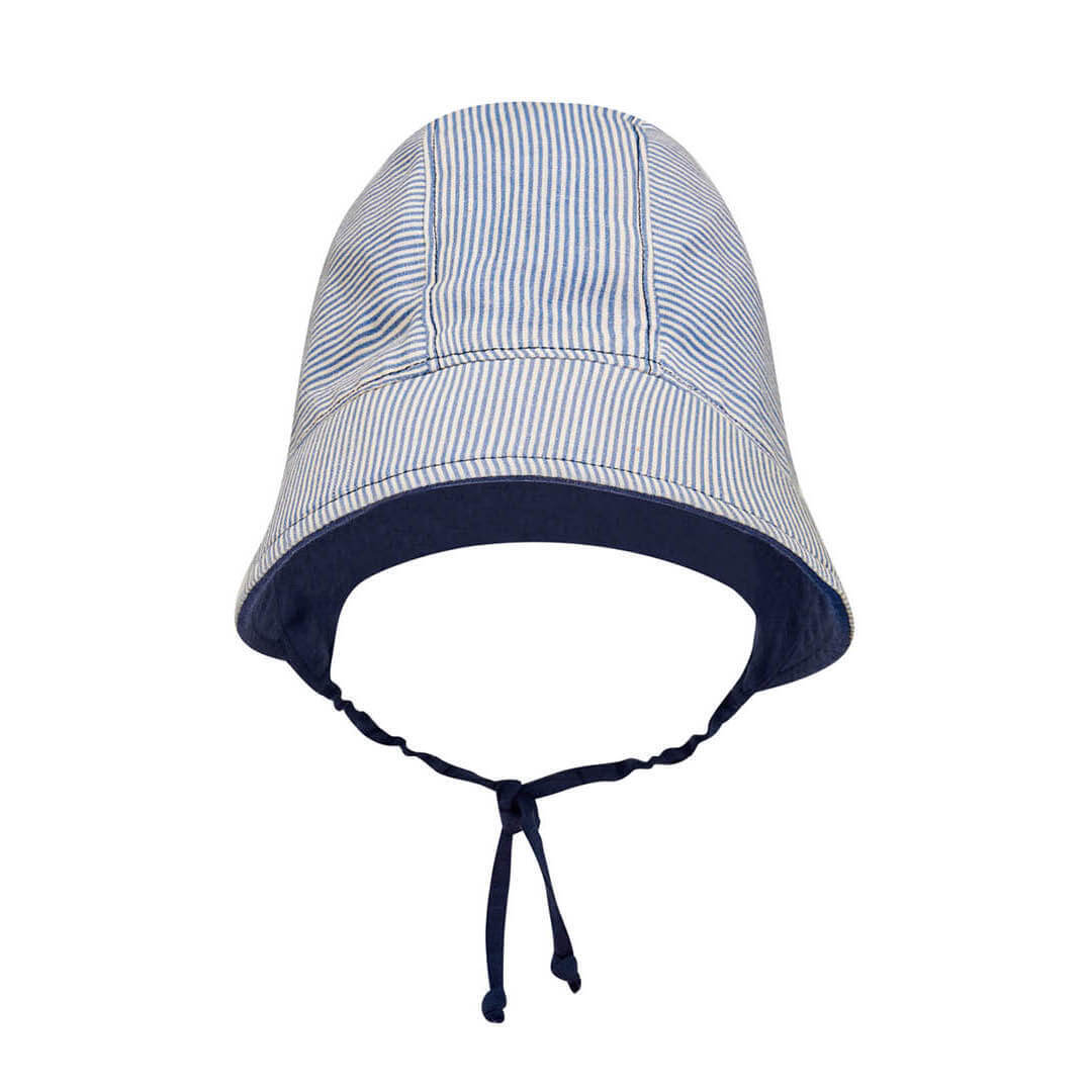 Bedhead | 'Seeker' Reversible Sun Bonnet - (Charlie / Indigo)