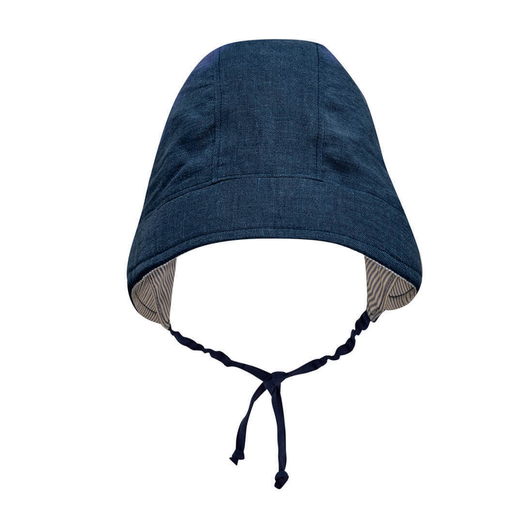 Bedhead | 'Seeker' Reversible Sun Bonnet - (Charlie / Indigo)