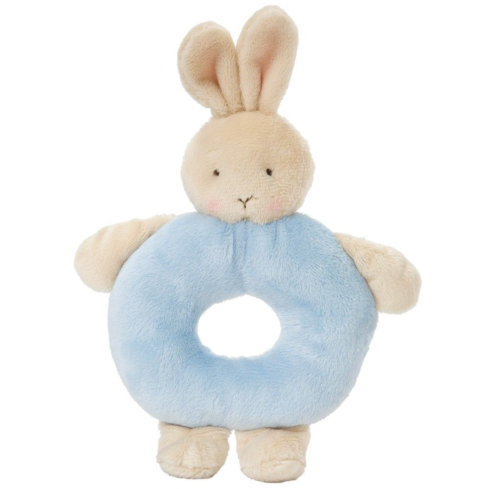 Ring Rattle Bunny - Blue