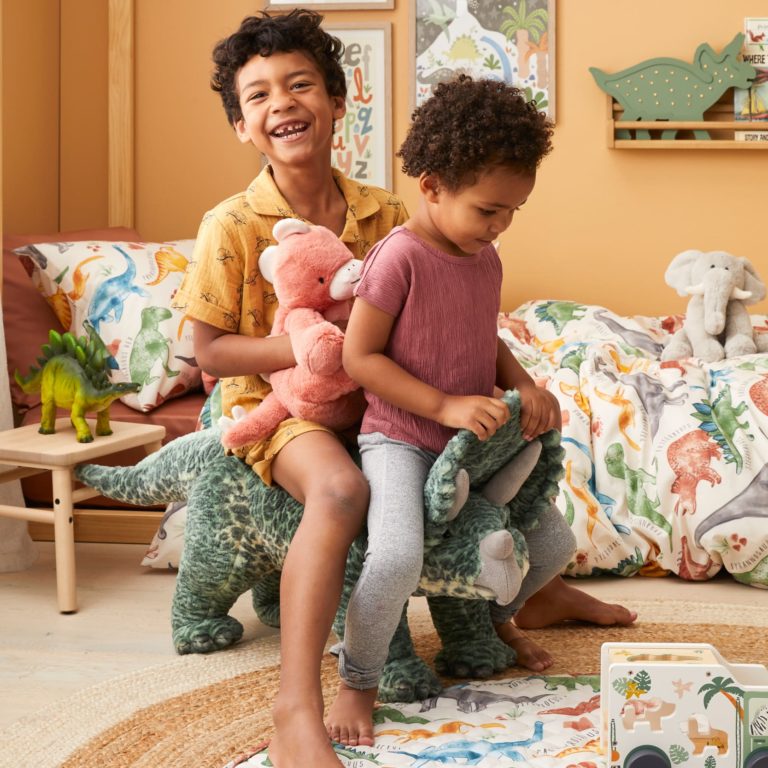 Jiggle & Giggle | Large Standing Dino Triceratops