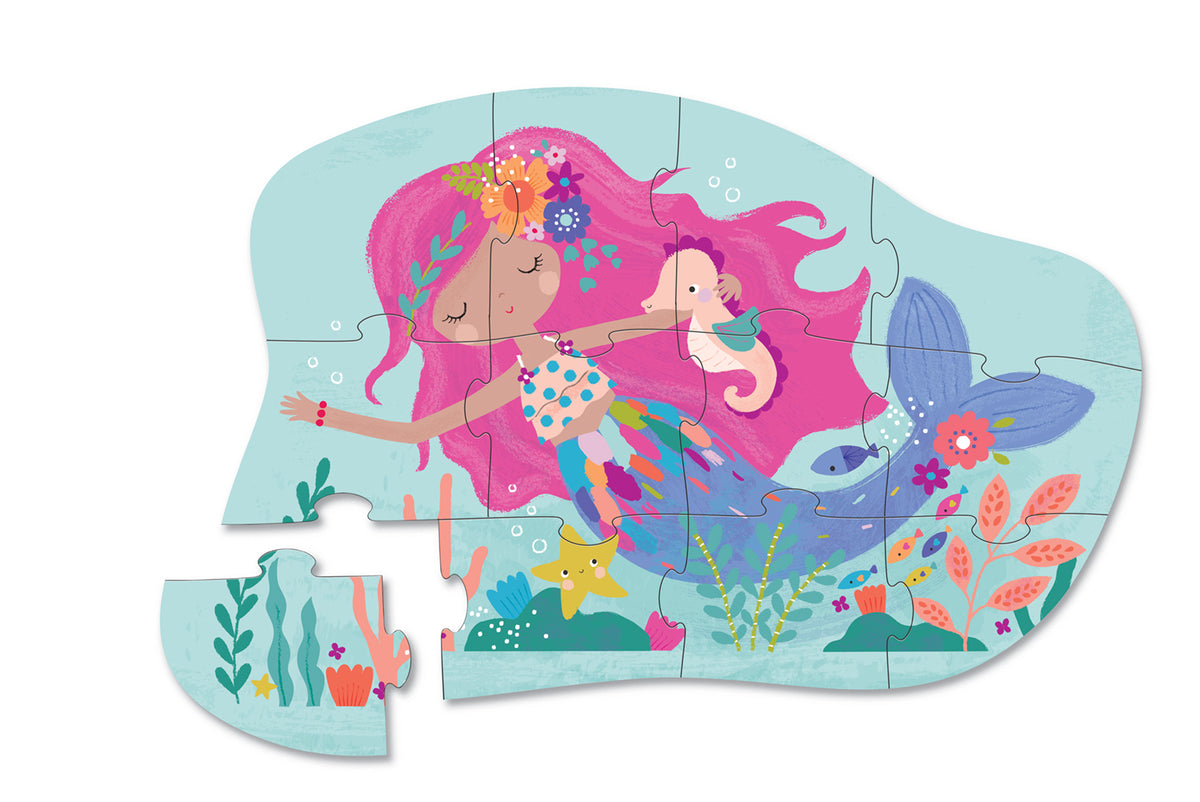 Crocodile Creek - Mini Puzzle 12 pc - Mermaid Dreams