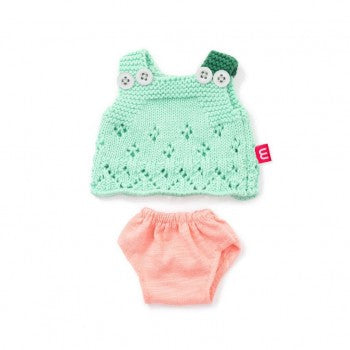 Miniland Clothing Forest Knit Top and Pants (21 cm Doll)