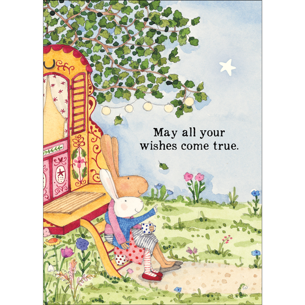 Ruby Red Shoes Card - May all your wishes come true.