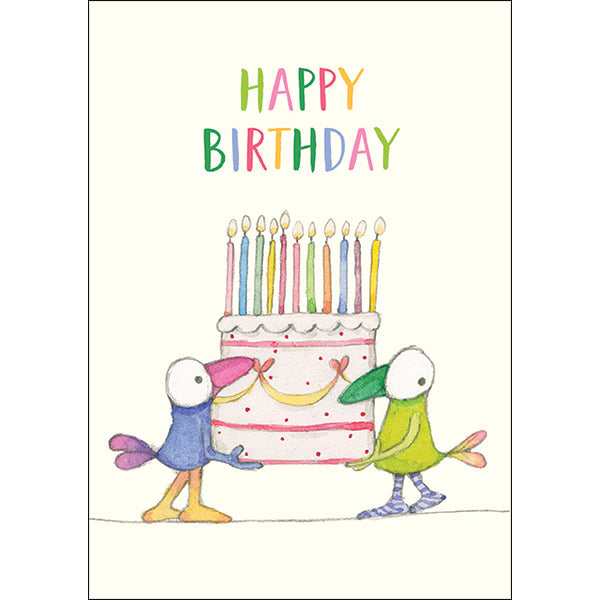 Twigseeds Card - Happy Birthday - Cake