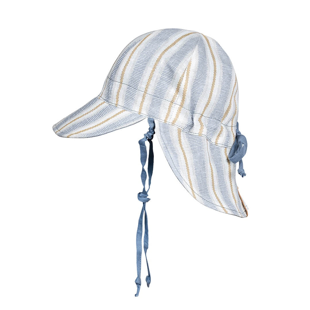 Bedhead | 'Lounger' Baby Reversible Flap Sun Hat - Spencer / Steele