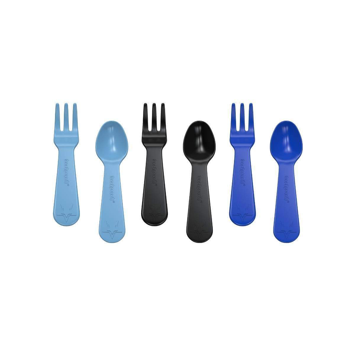Lunch Punch - Fork and Spoon Set - Blue