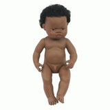 Miniland - Aboriginal/ African Doll - 38 cm - Boy in Bag