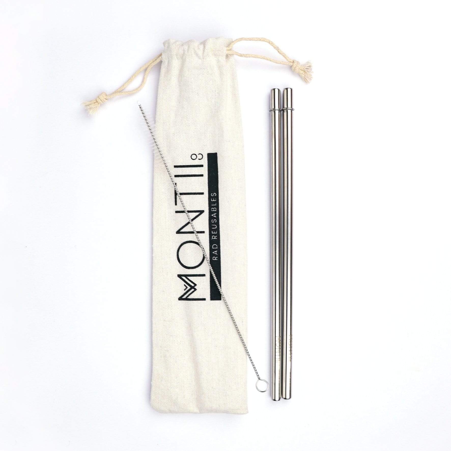 MontiiCo - Stainless Straws  2 Pack