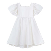 Designer Kidz | Grace Tie Back Dress - Ecru (Ivory)