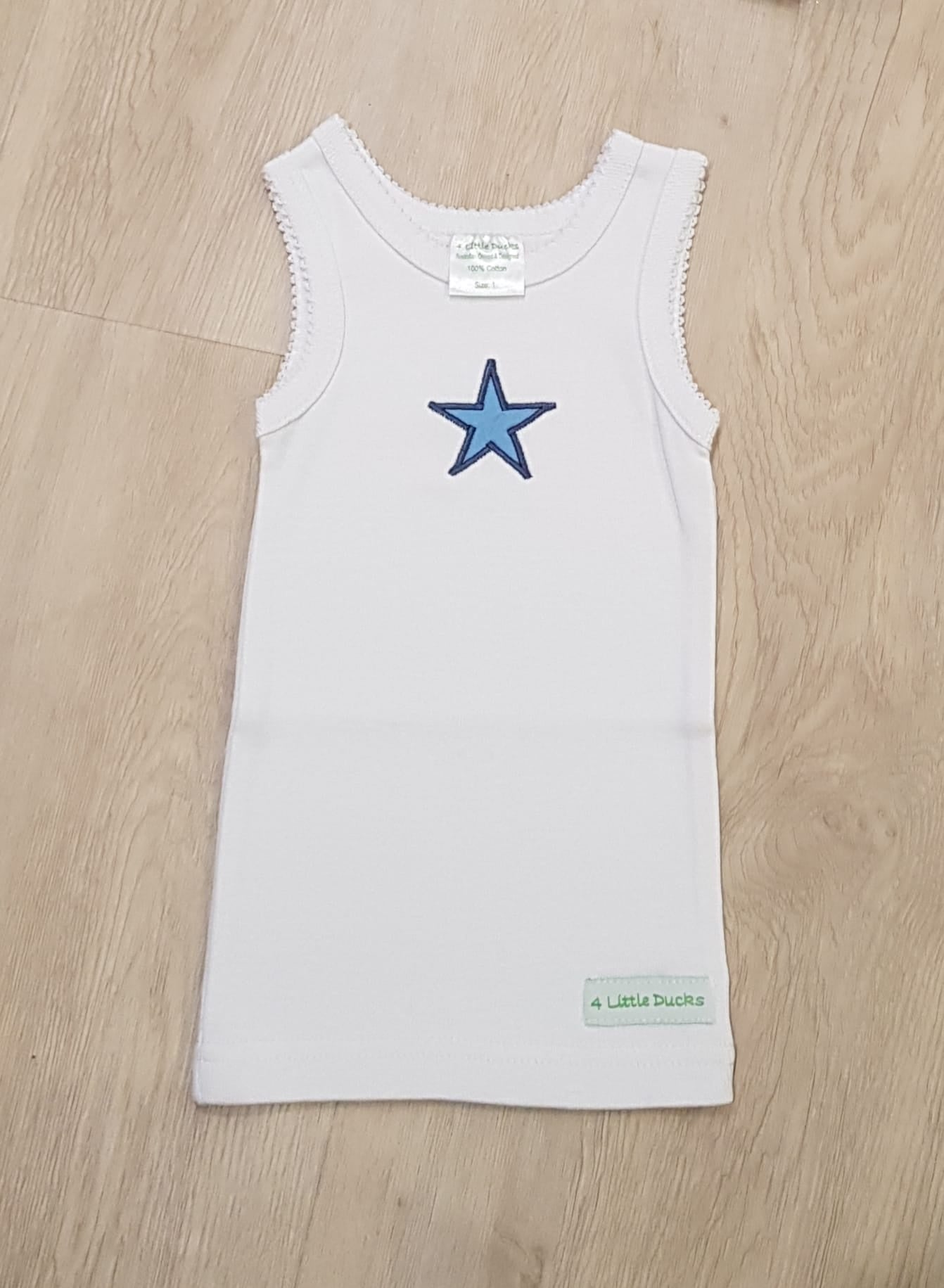 White Singlet with Star