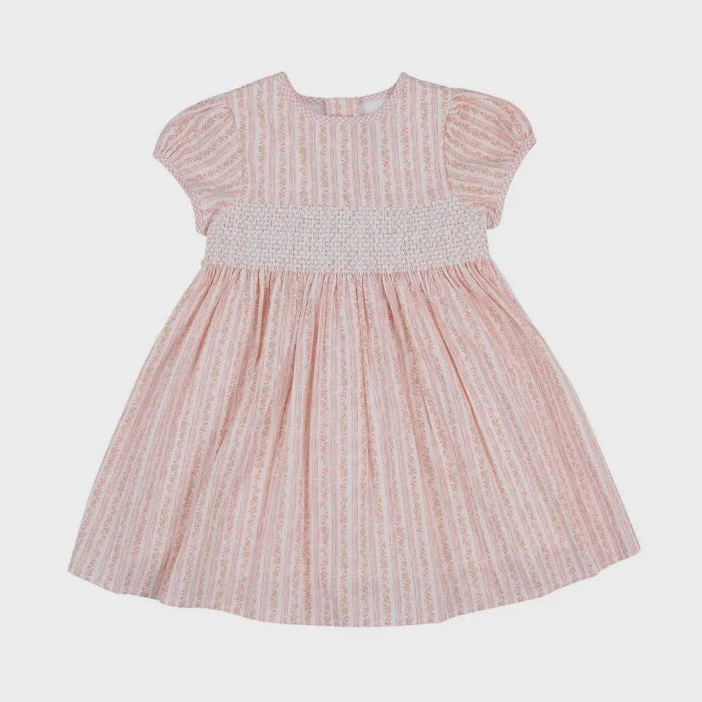 Soft Pink Smock Dress