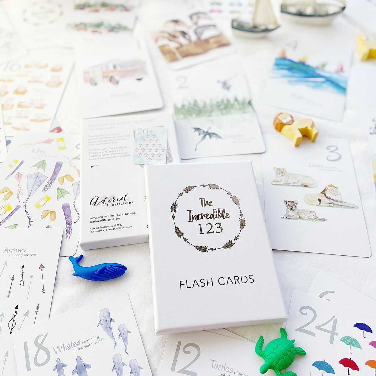 The Incredible 123 Flash Cards