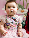 Dreamy Tutu Bodysuit Dress - Parfait Pink