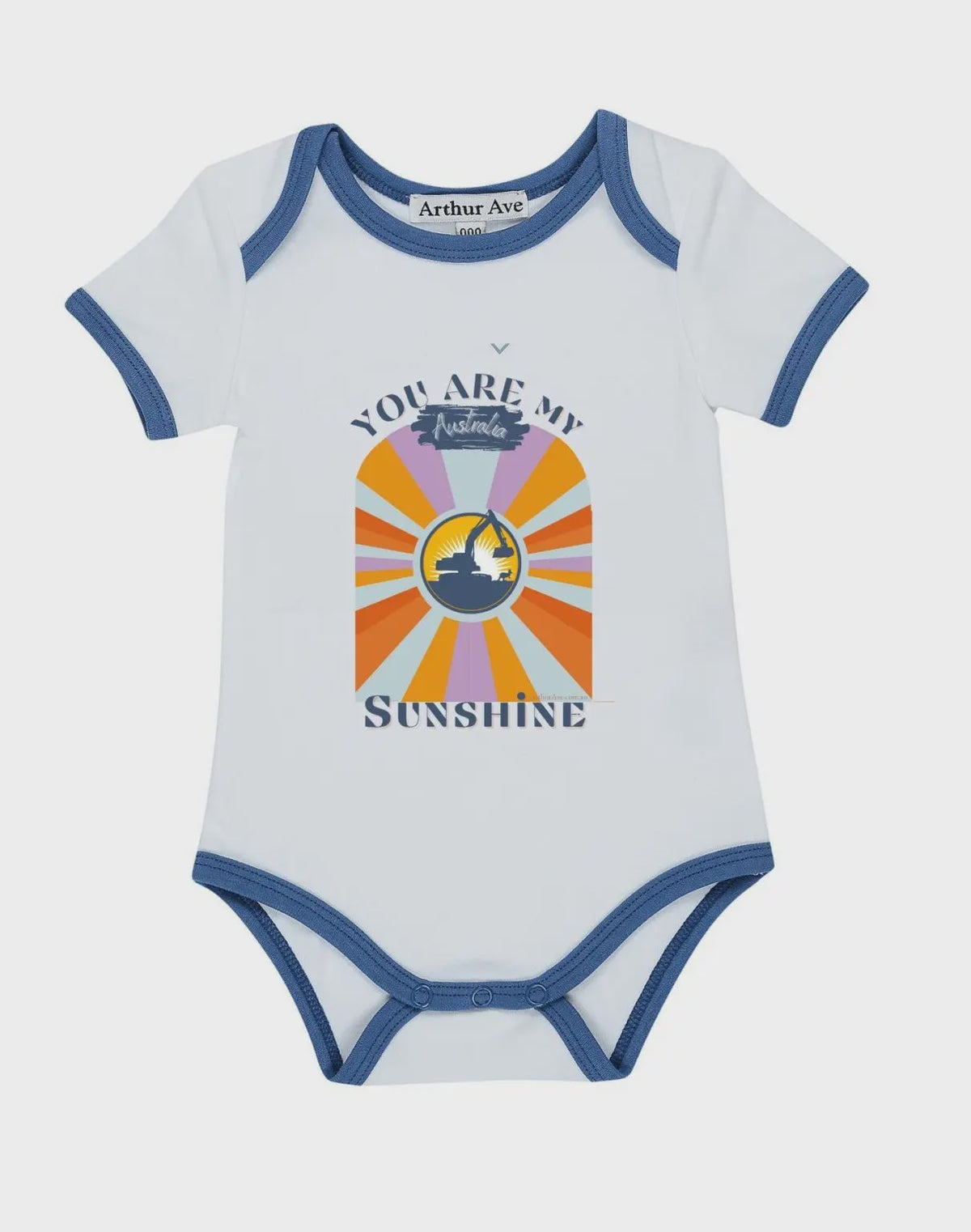Digger You Are My Sunshine Onesie
