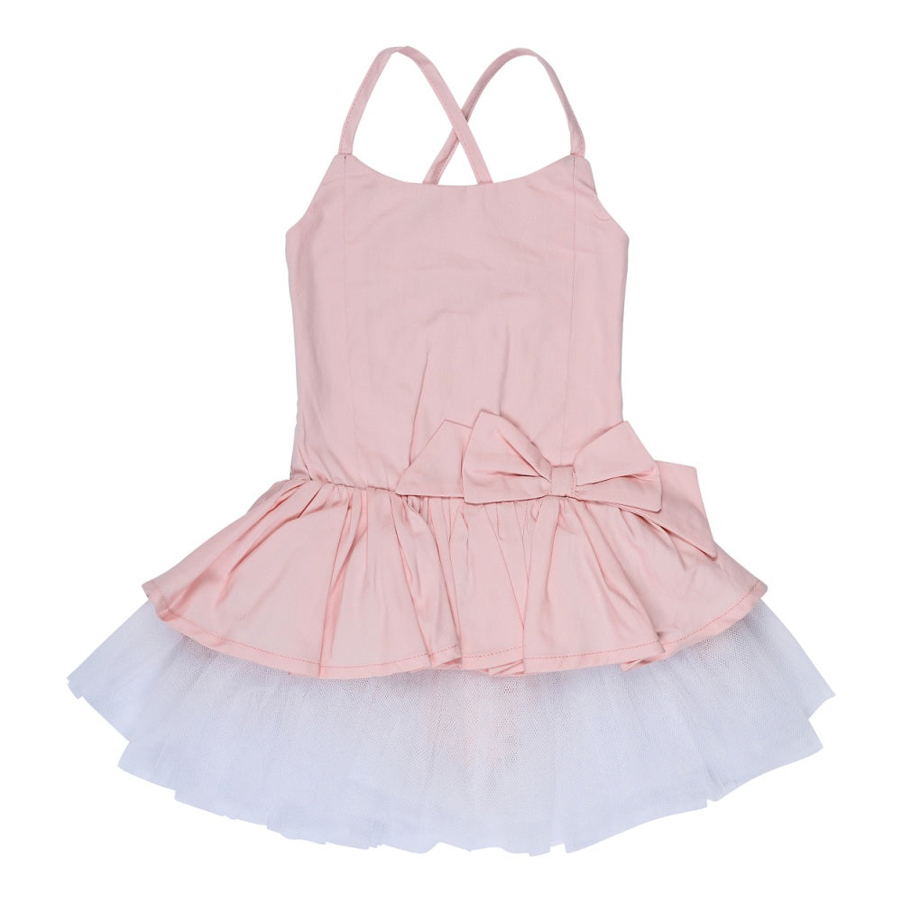 Neutral Love Rose Ballerina Dress