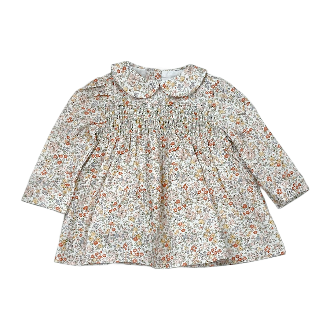 Winter Bloom Smock L/S Toddler Dress