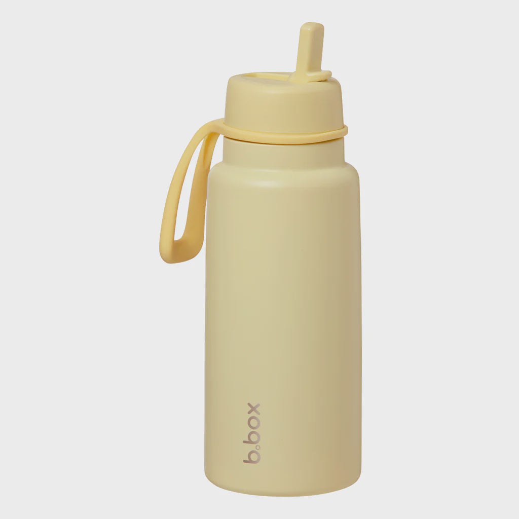 1L Insulated Flip Top Bottle - Lemon Twist