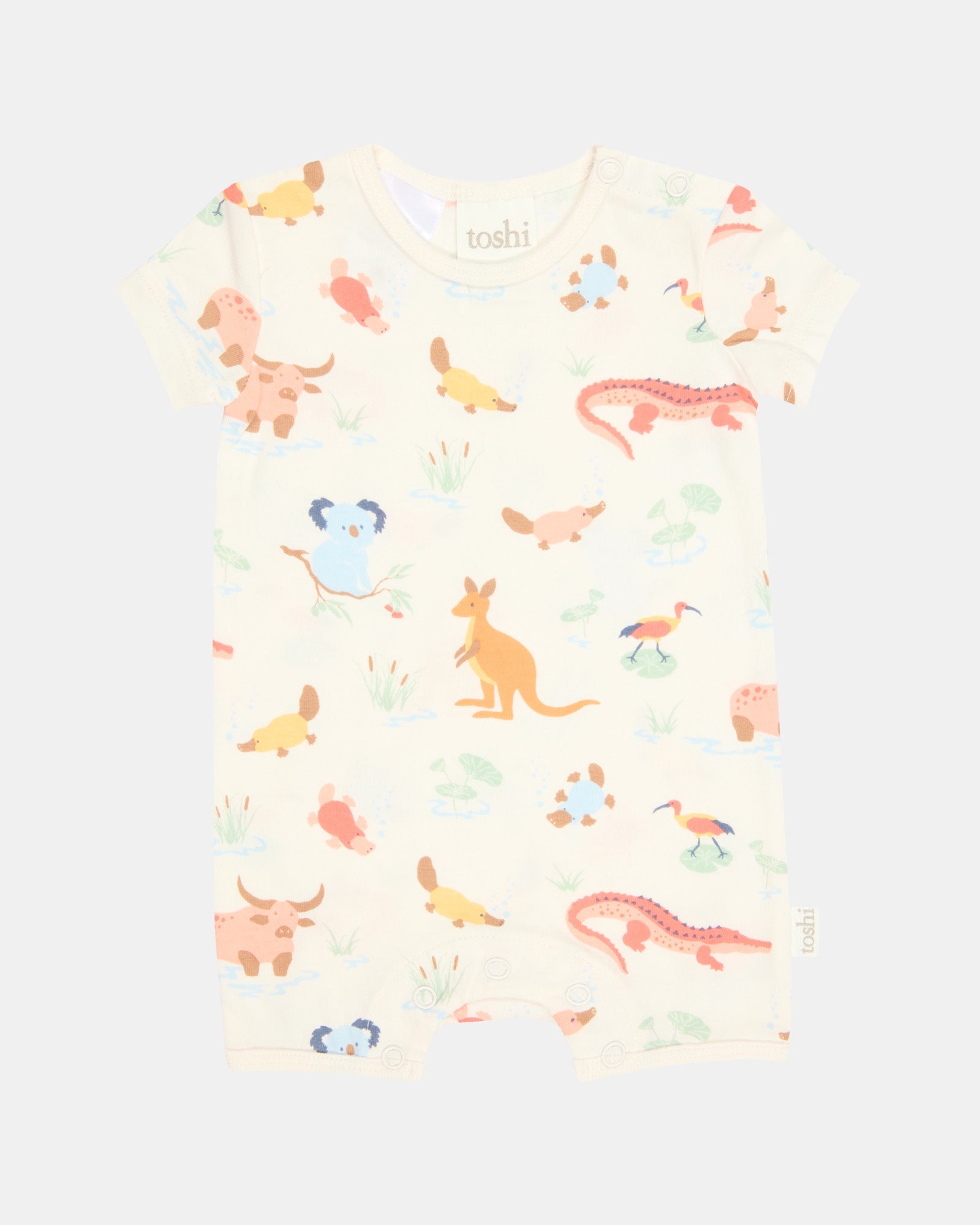toshi | Onesie S/S Banjo / Kakadu Dawn