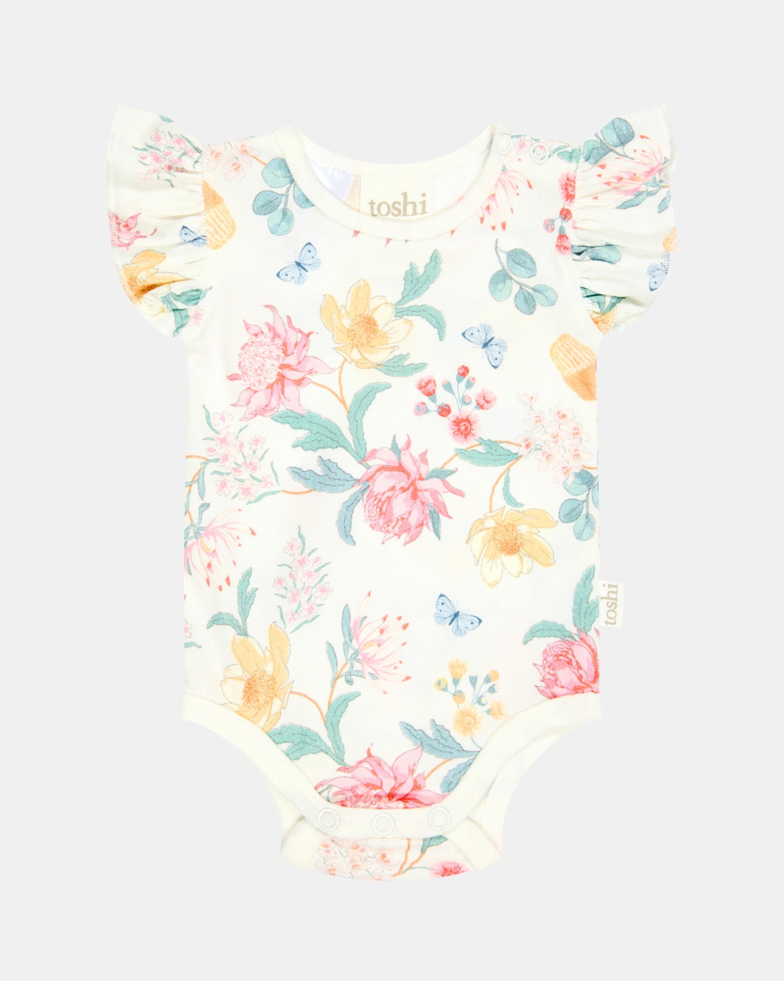 toshi | Onesie S/S Matilda / Waratah Dawn
