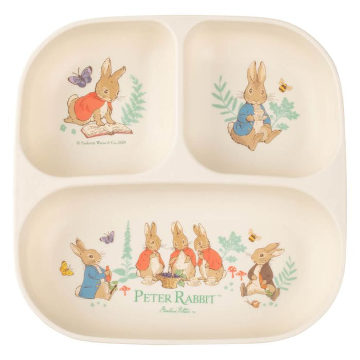 PETER RABBIT SQUARE SECTION PLATE