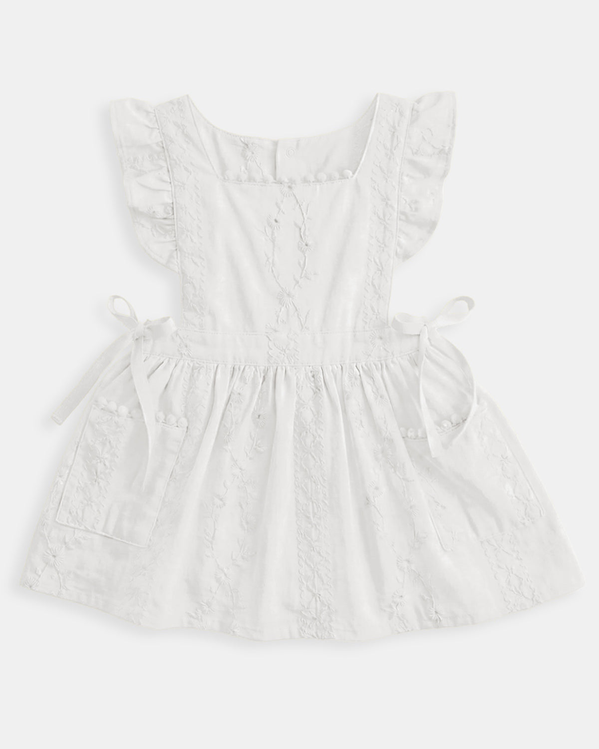 Baby Pinafore Florence - Vanilla | Toshi