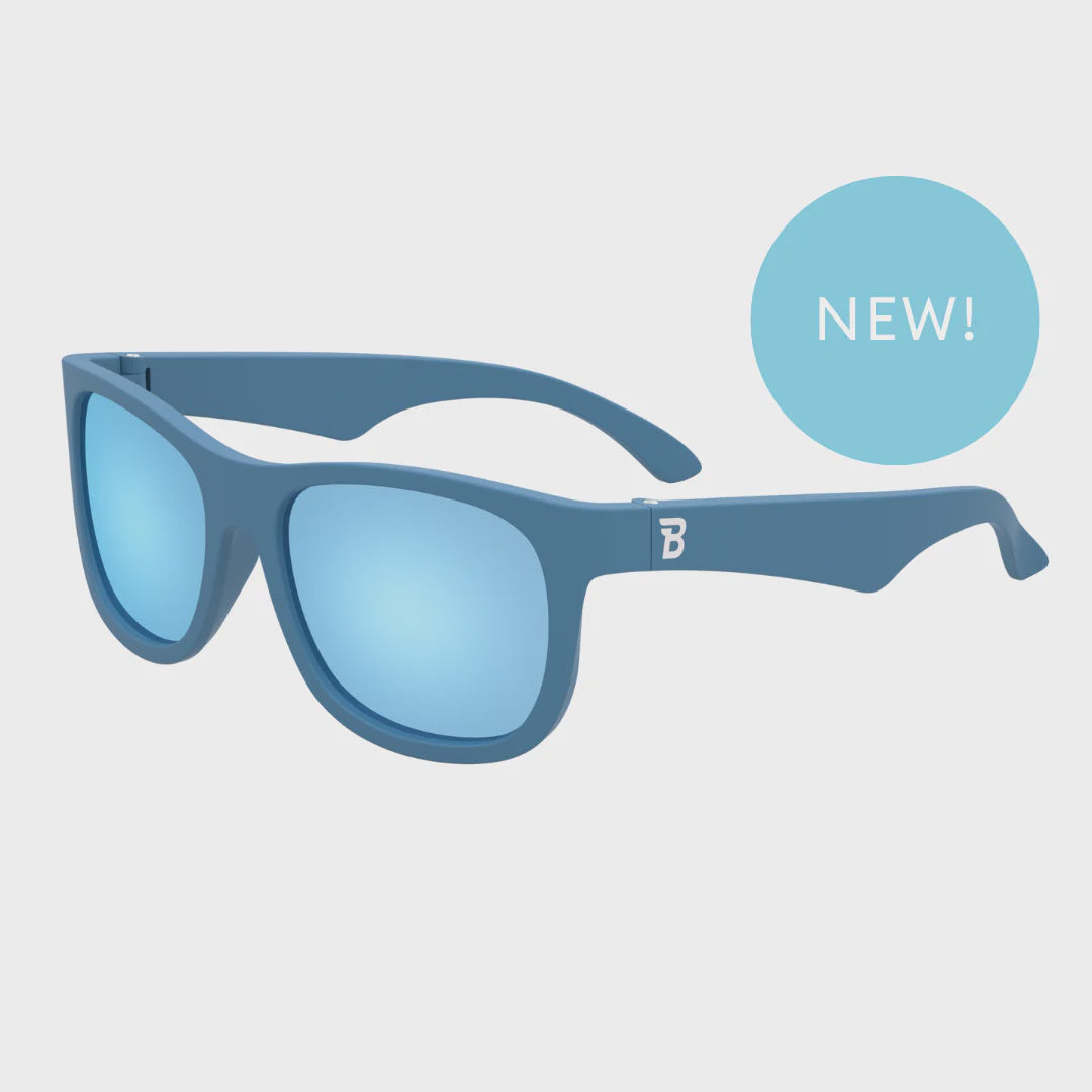 Babiators | Polarised Navigators - Midnight Blue - Light Blue Mirror Lenses