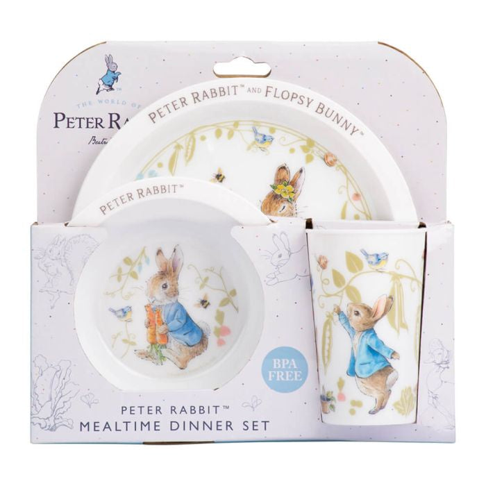 3PC DINNER SET: PETER RABBIT