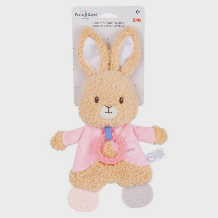 FLOPSY BUNNY SENSORY BLANKET WITH CRINKLE