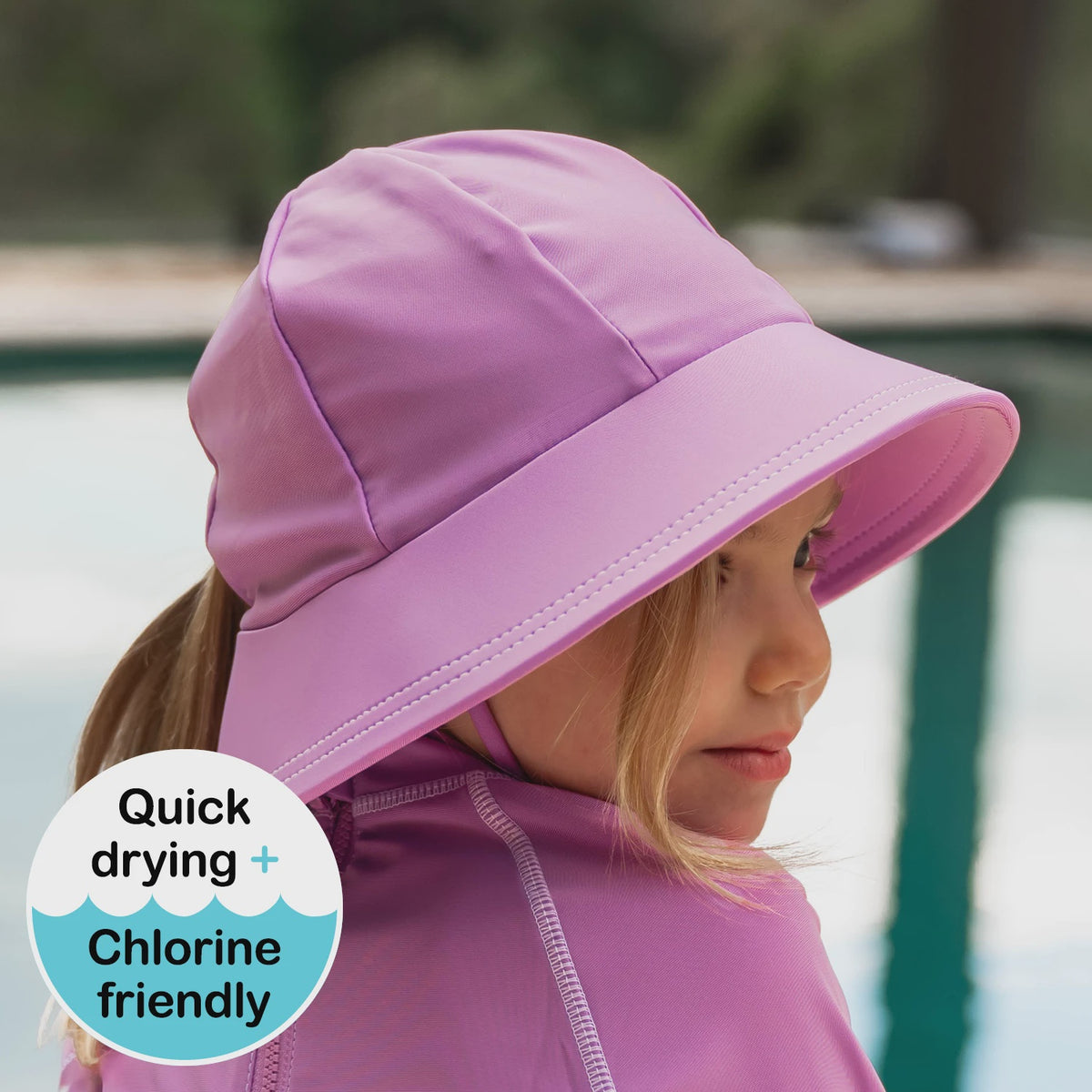 Bedhead | Ponytail Swim Bucket Beach Hat - Bubblgum