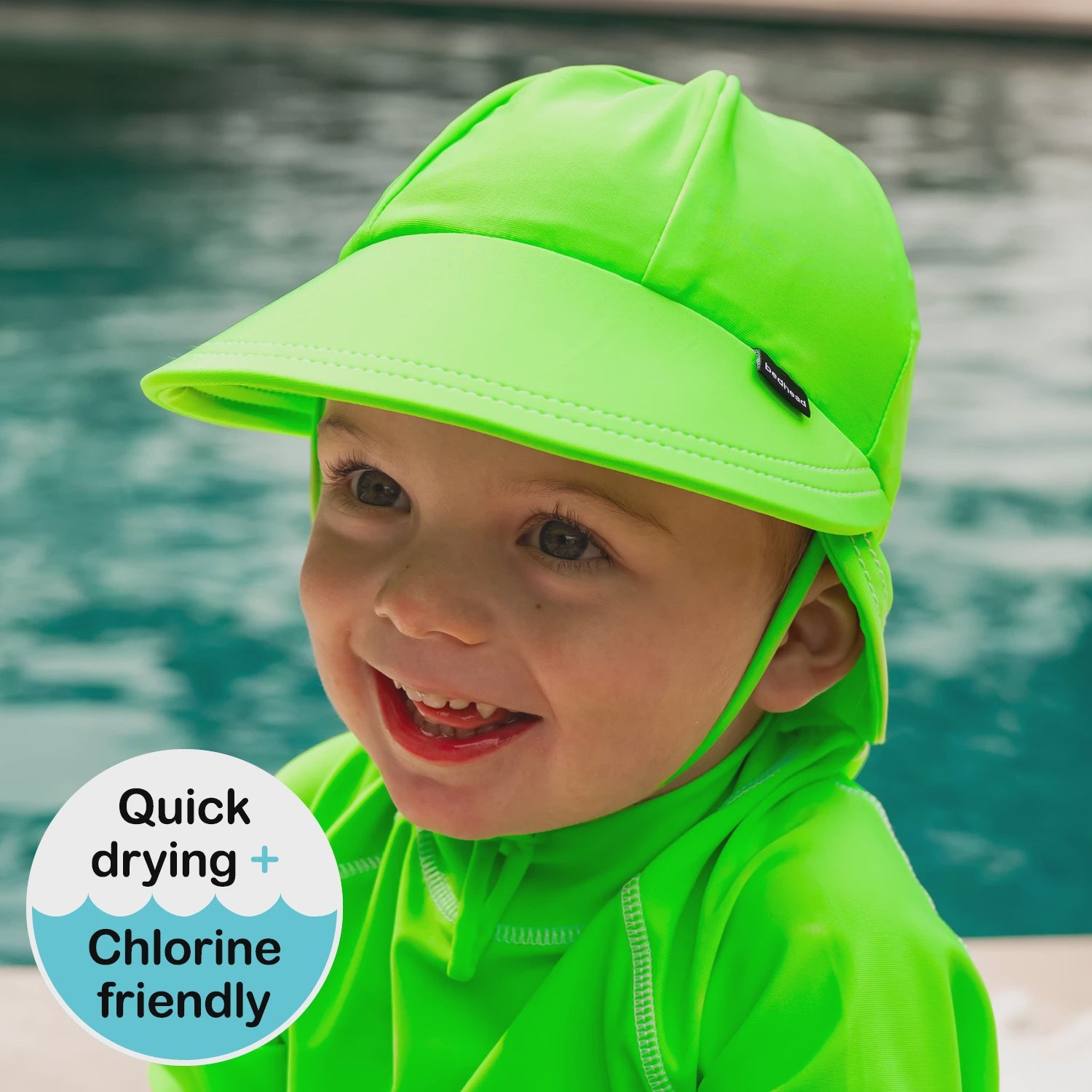 Bedhead | Swim Legionnaire Flap Beach Hat - Zest