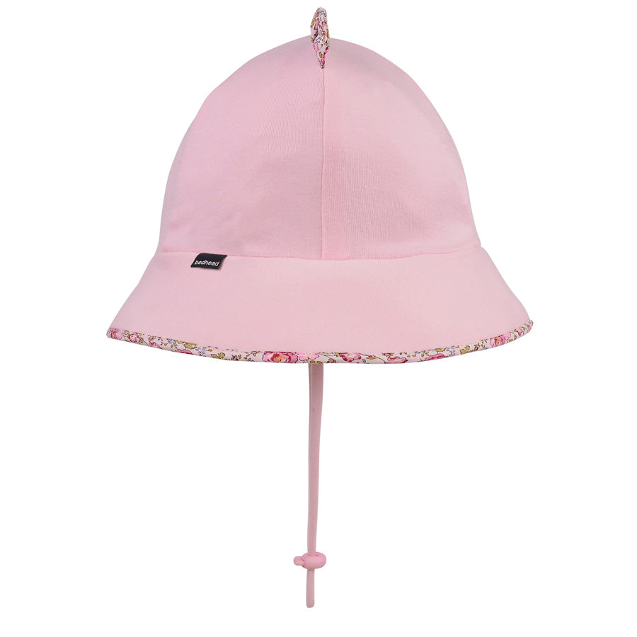 Bedhead | Paisley Trimmed Kitty Toddler Bucket Hat - Blush