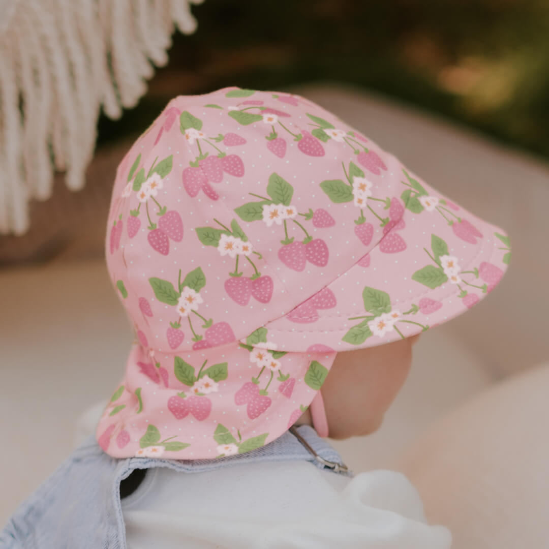 Bedhead | Legionnaire Flap Sun Hat - Strawberry