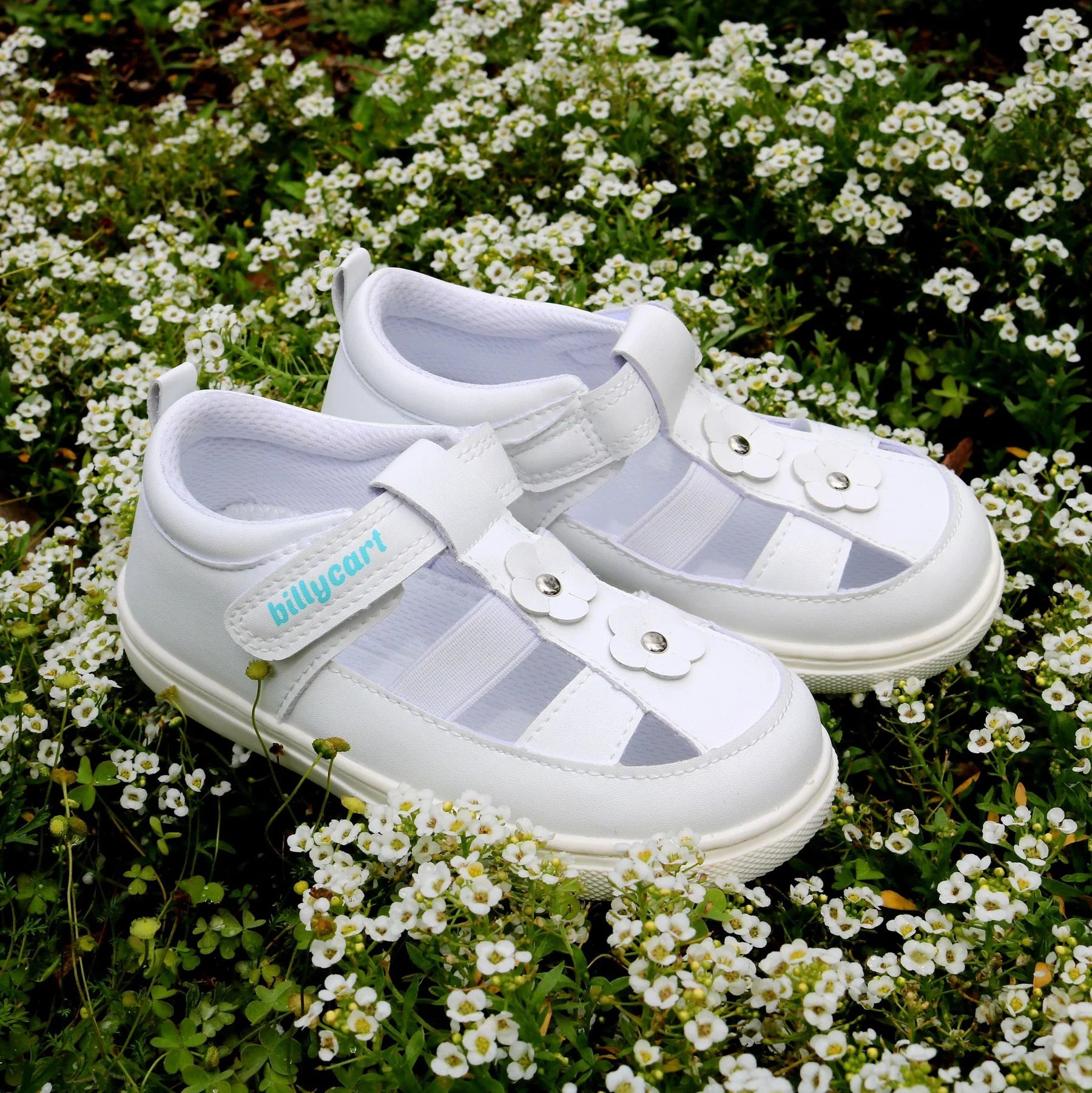 Layla - Petal White Toddler Girls Sandal