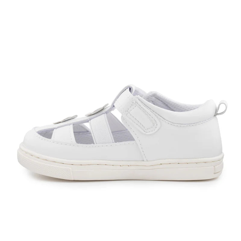 Layla - Petal White Toddler Girls Sandal