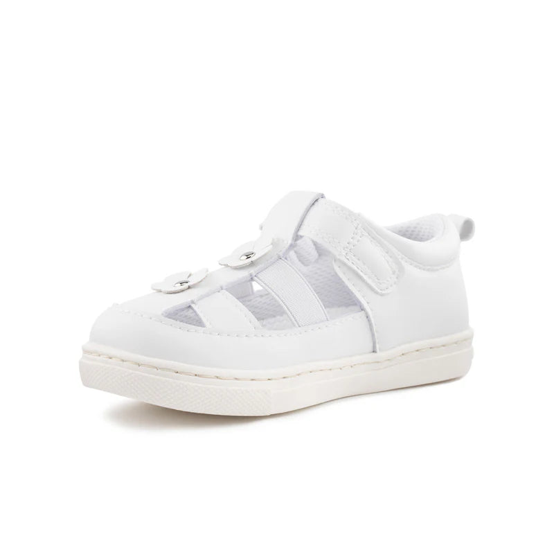 Layla - Petal White Toddler Girls Sandal