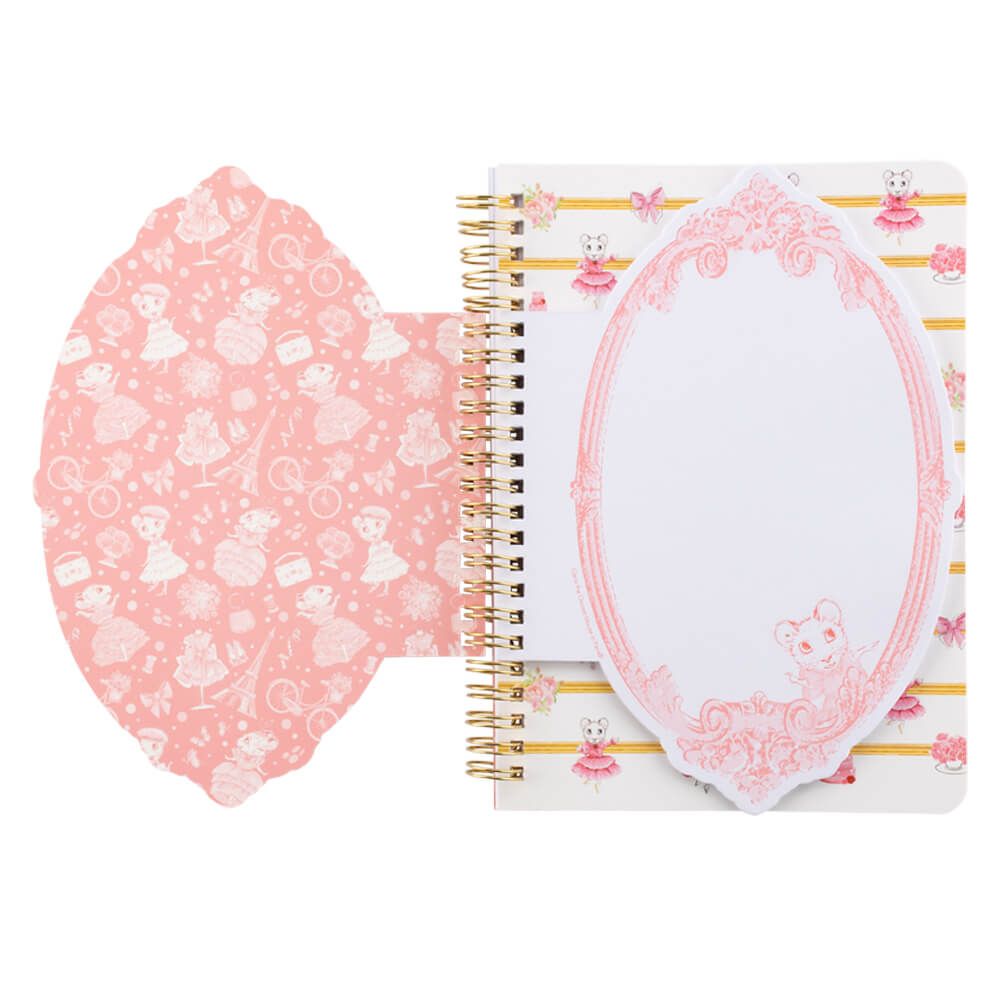 Claris book opened