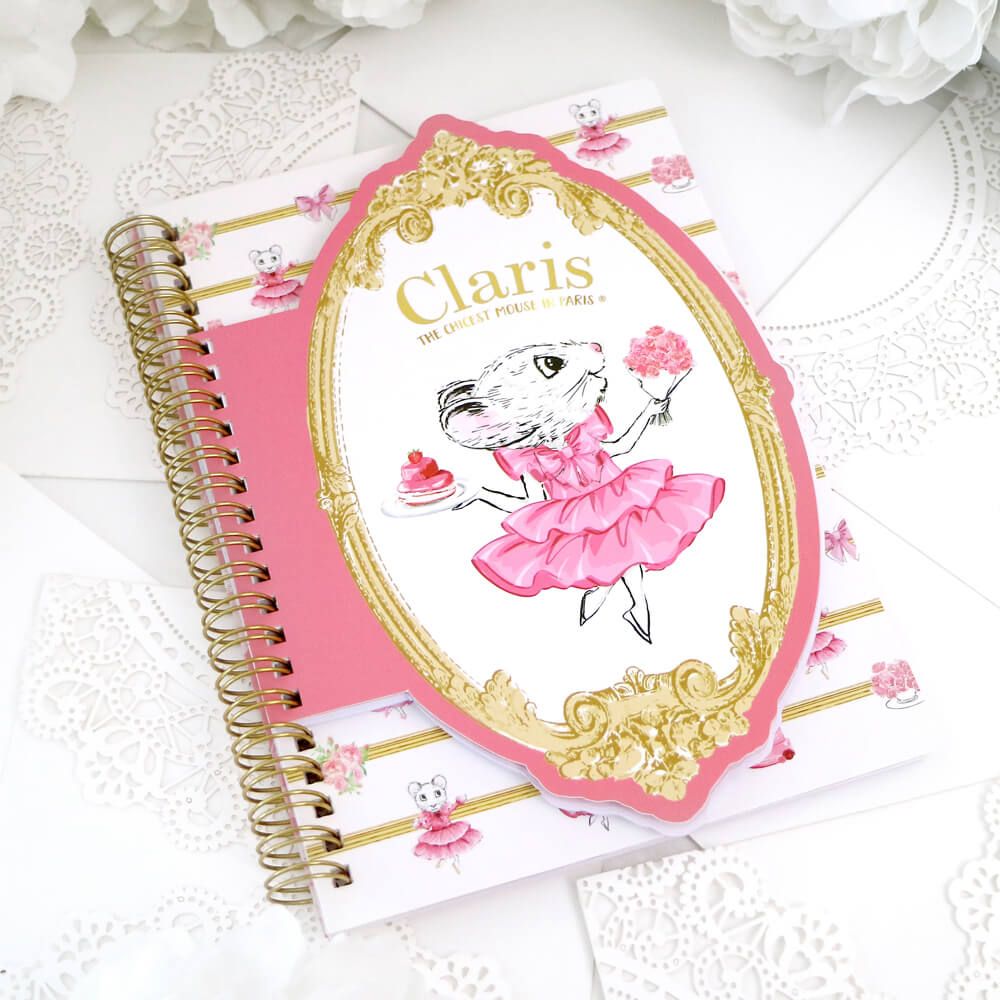 front of the claris notebook
