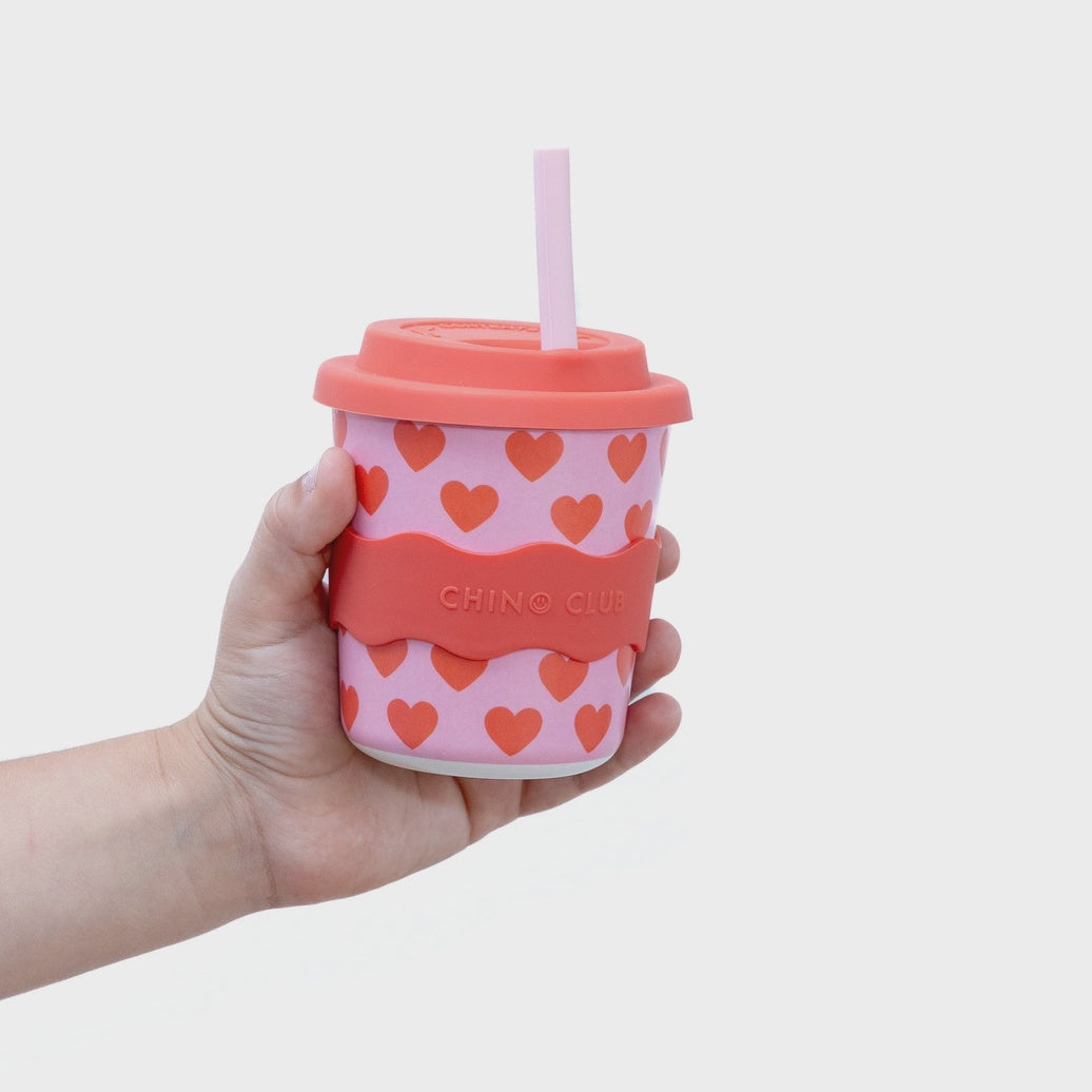Hearts Kids Keep Cup 8 oz