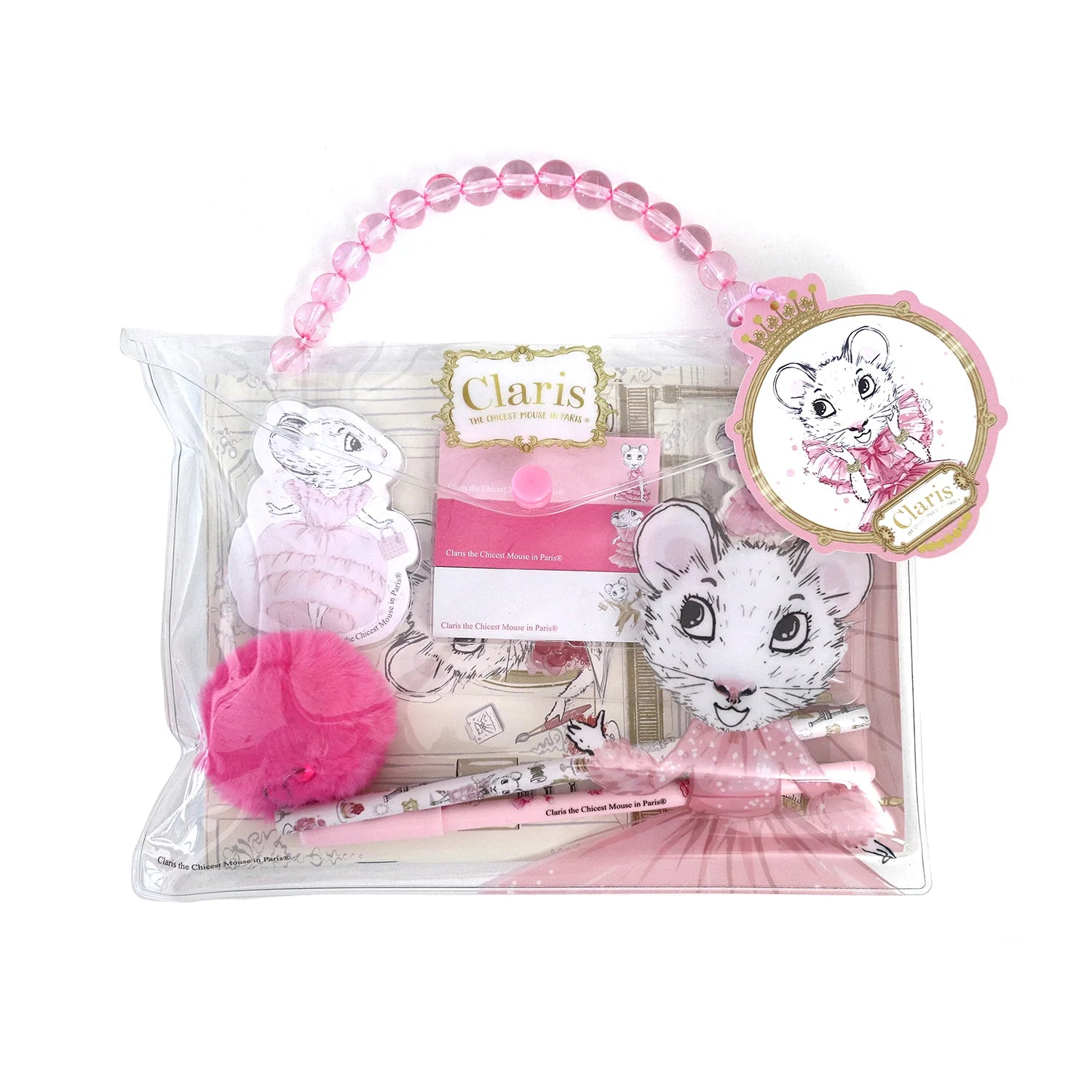 Claris The Chicest Mouse in Paris Stationery Set