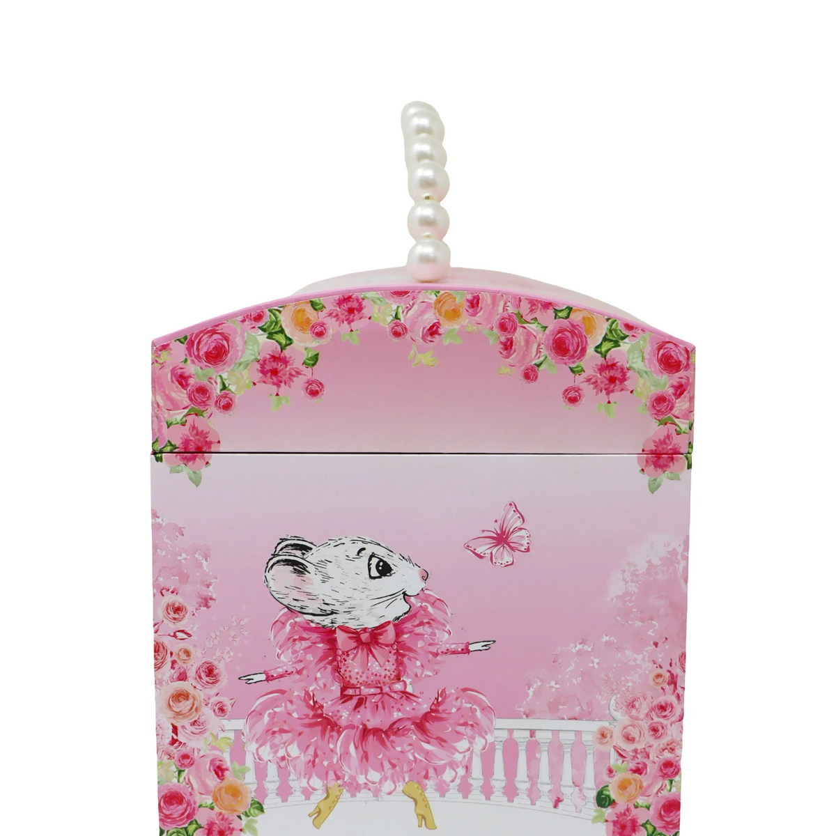 Claris The Chicest Mouse in Paris Pearl Musical Jewellery Box
