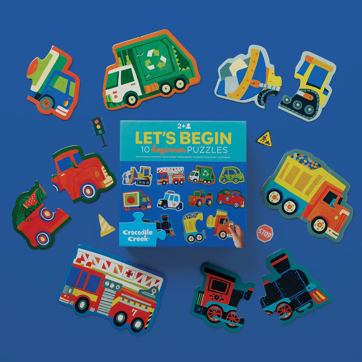 Let's Begin Puzzle 2 pce - Vehicles