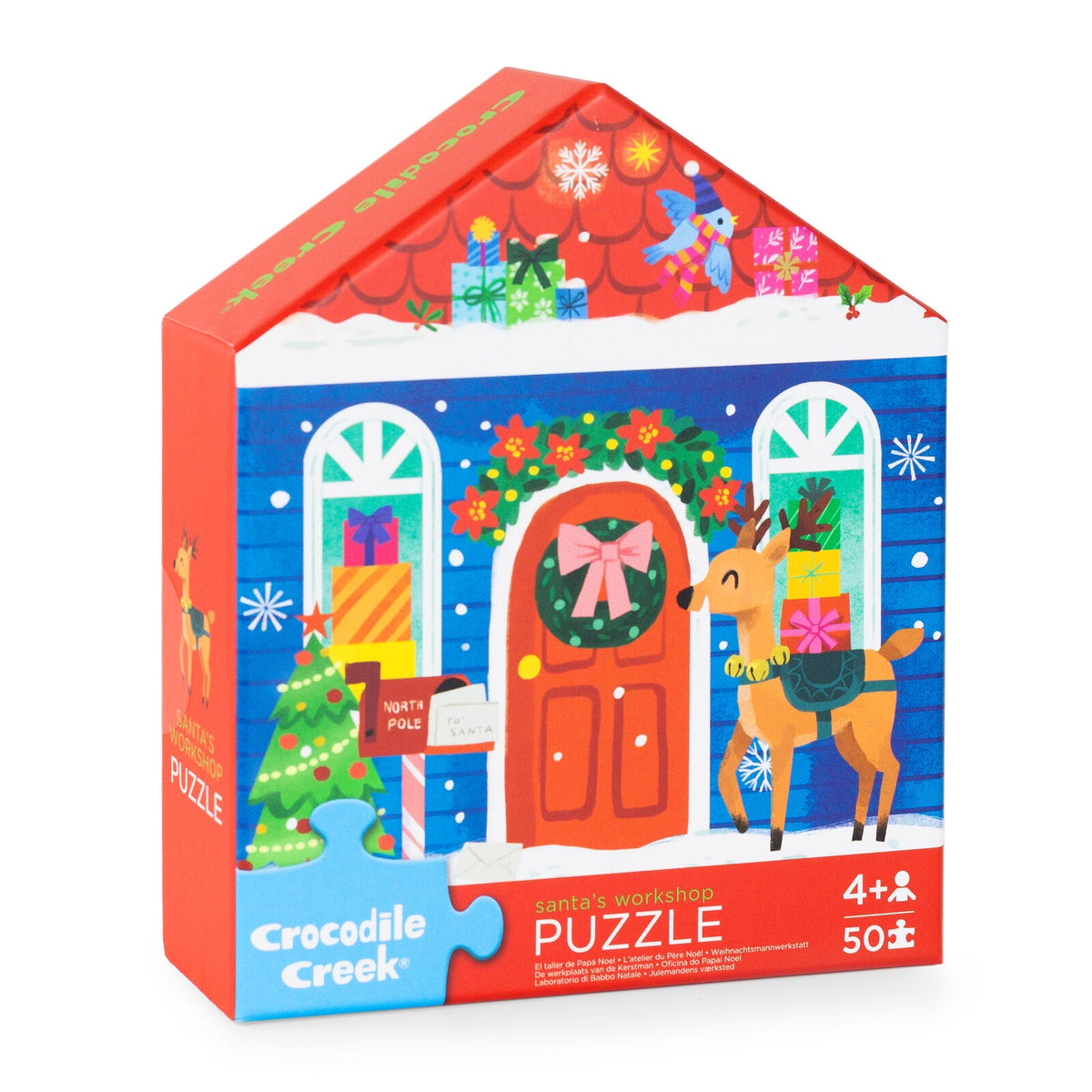 Flat House Puzzle 50 pc - Santas Workshop
