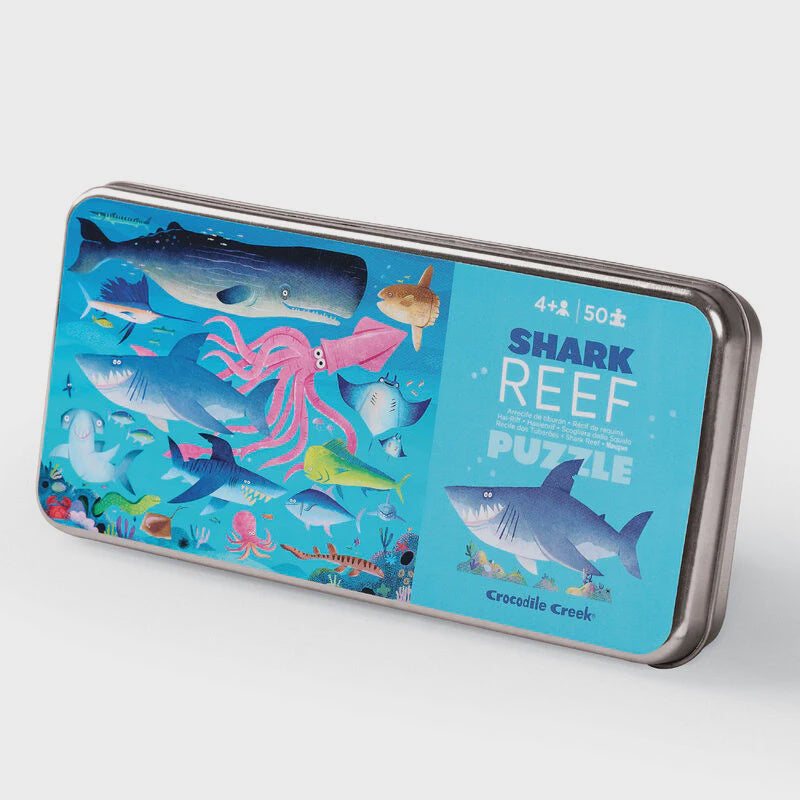 50 pc Tin Puzzle - Shark Reef