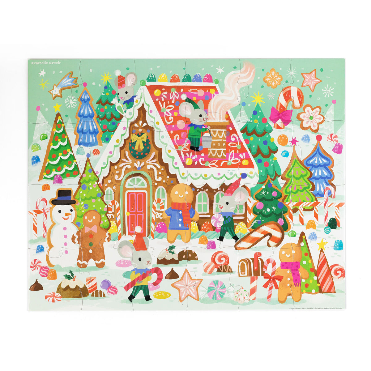 Classic Floor Puzzle 24 pc - Gingerbread House